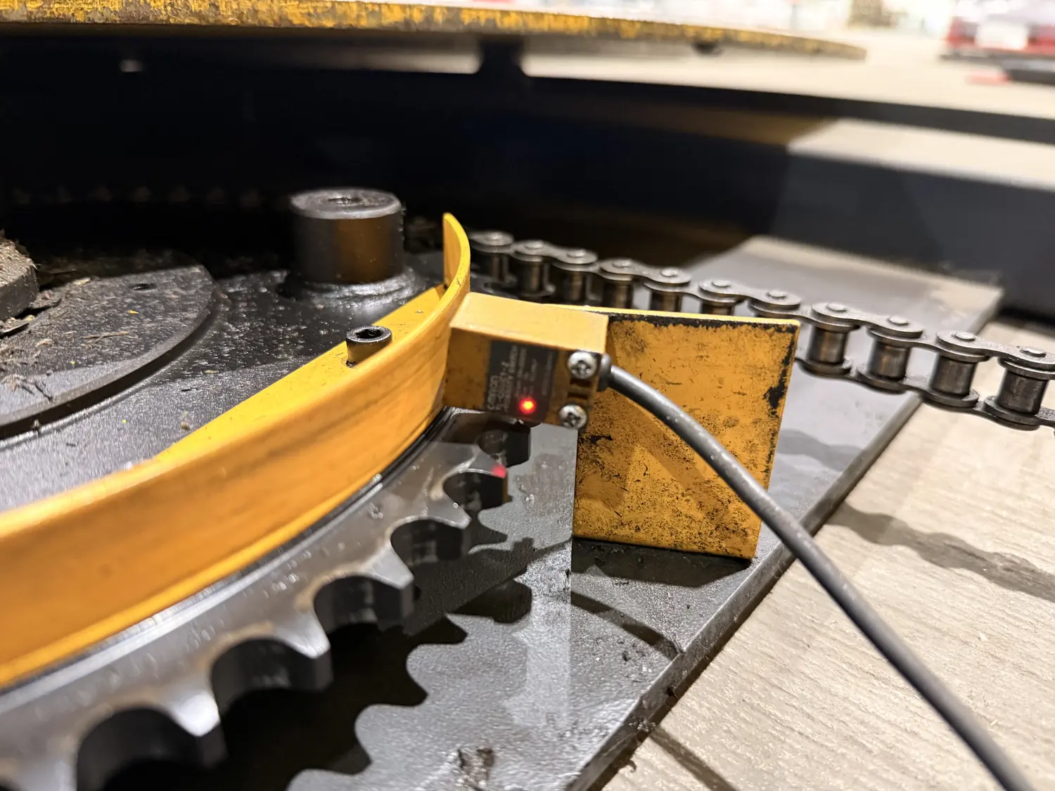 Calibración del sensor de posición del plato giratorio